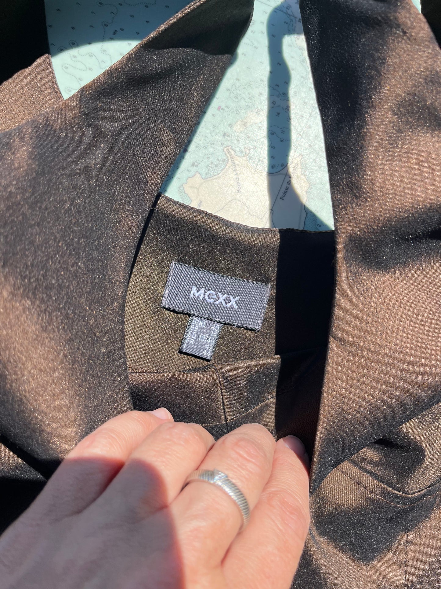 Vintage MEXX Y2K Brown Bodycon Dress