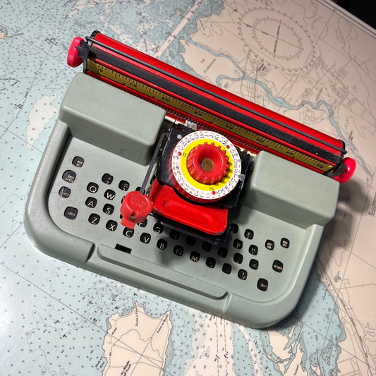 Vintage Plastic Toy Typewriter