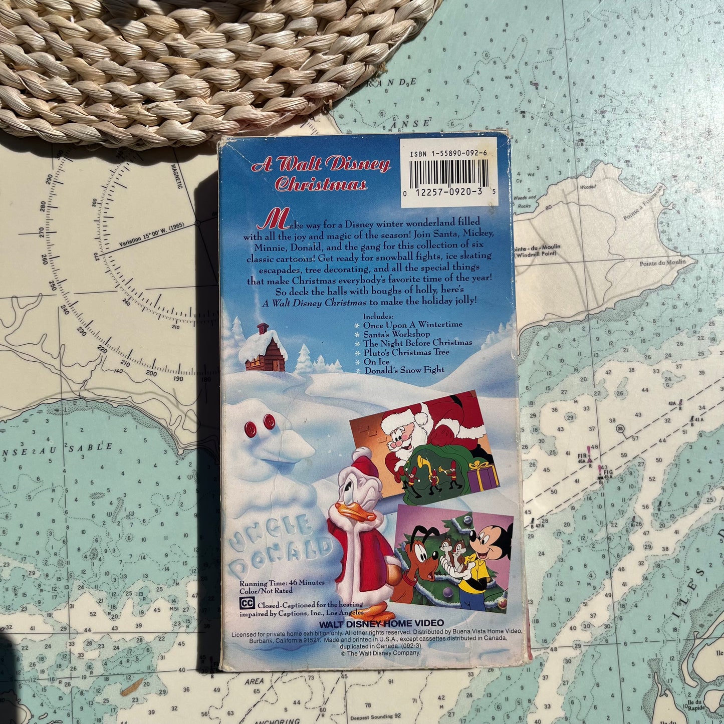 Vintage A Walt Disney Christmas VHS Cassette Tape