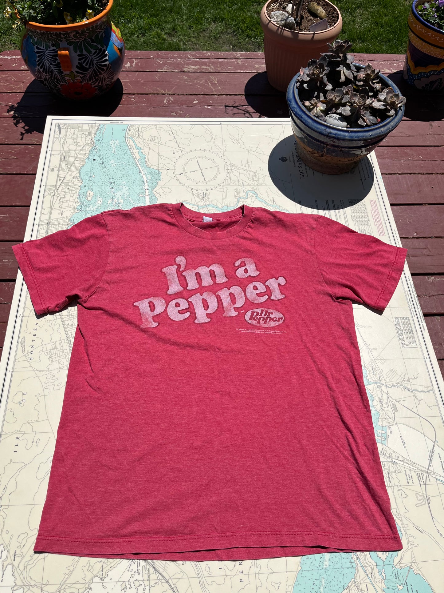 Vintage I'm A Pepper Dr Pepper Graphic Tee Shirt