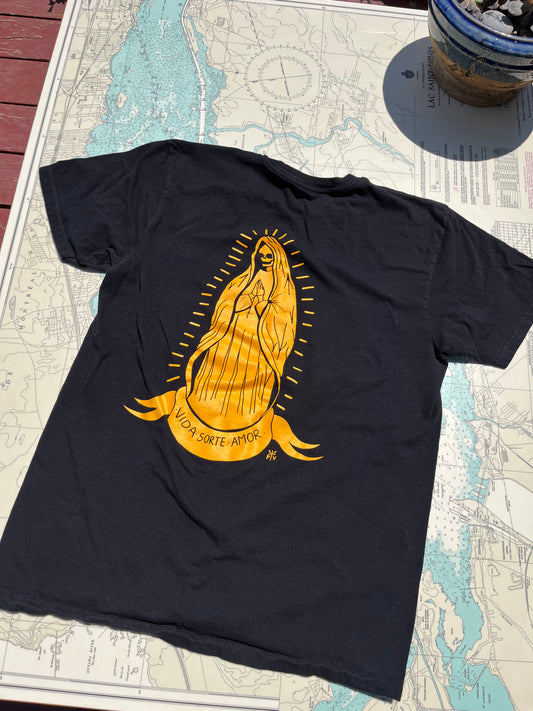 Lamericain Vida Sorte Amor Graphic Tee Shirt