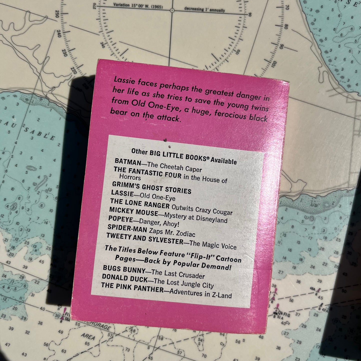 Vintage 60s / 70s Lassie, Popeye, and The Lone Ranger Big Little Books