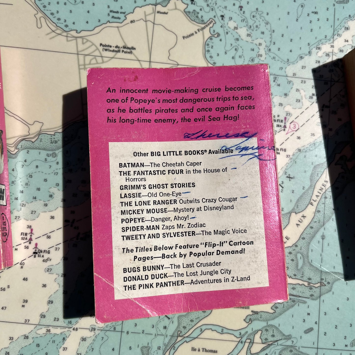 Vintage 60s / 70s Lassie, Popeye, and The Lone Ranger Big Little Books