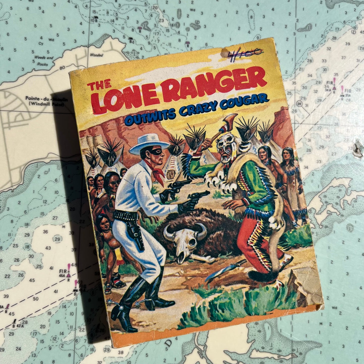 Vintage 60s / 70s Lassie, Popeye, and The Lone Ranger Big Little Books