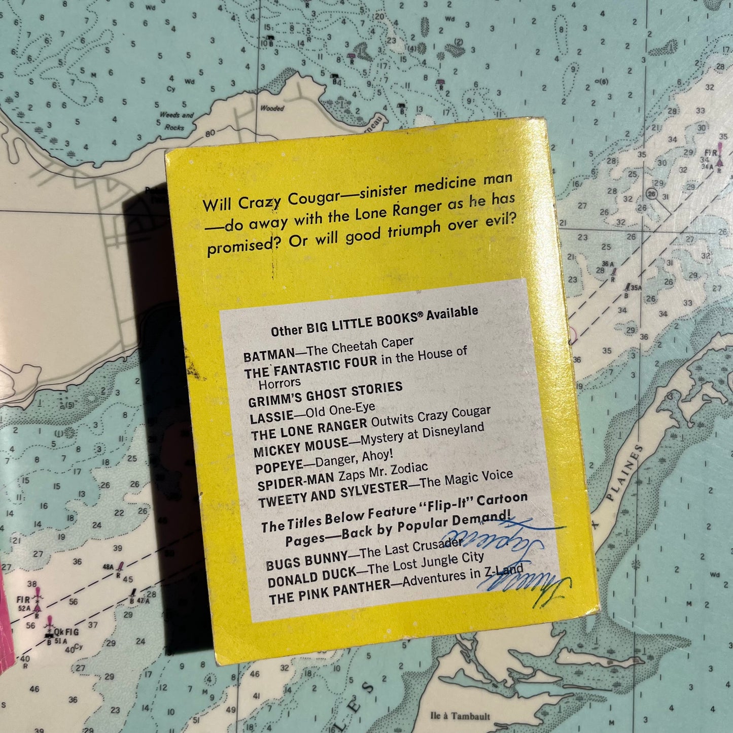 Vintage 60s / 70s Lassie, Popeye, and The Lone Ranger Big Little Books