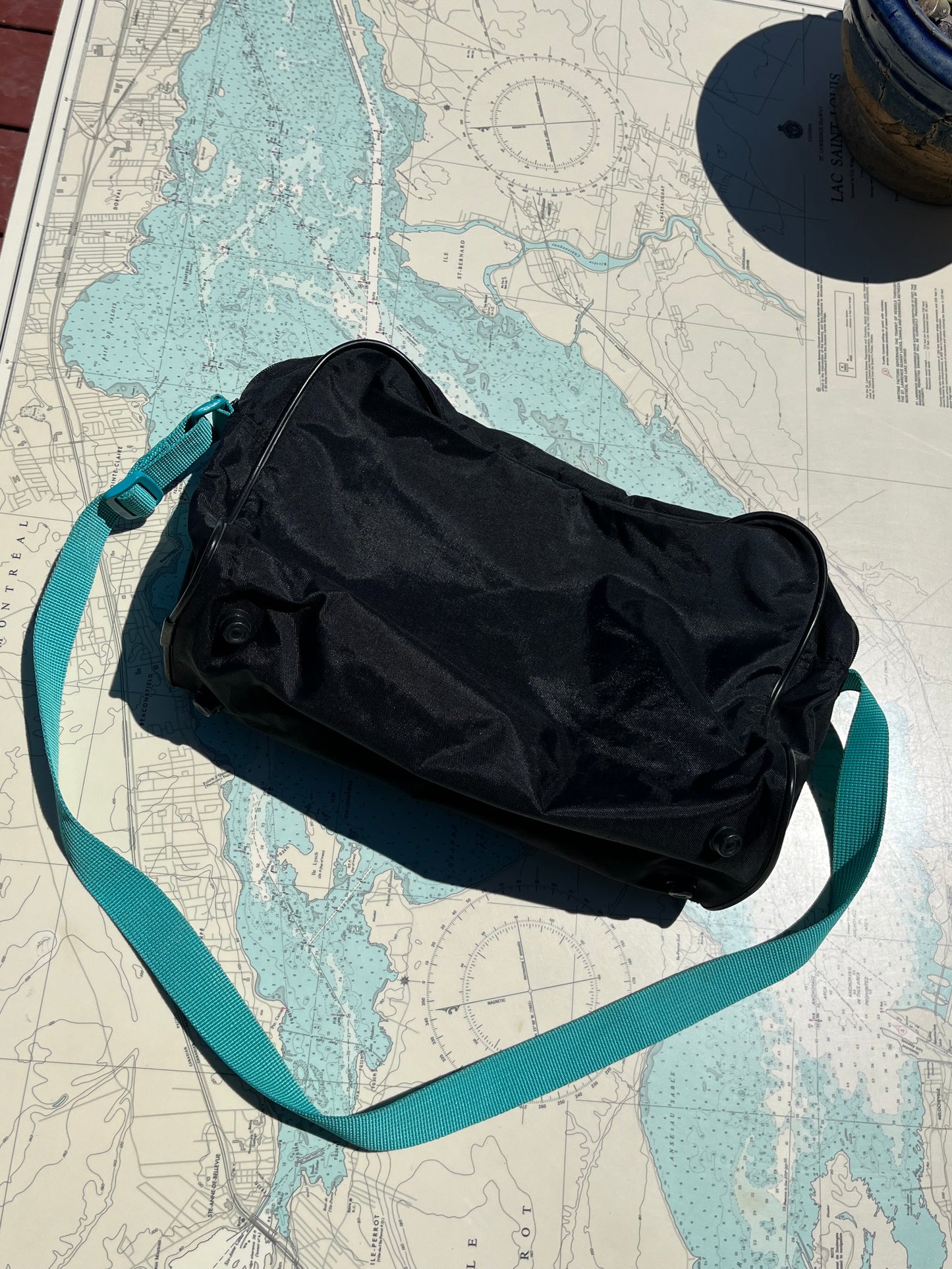 Vintage Adidas West Germany Trefoil Graphic Bag