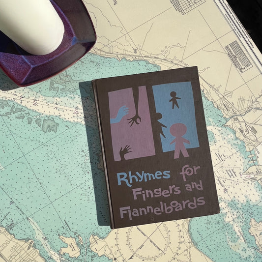 Vintage 1960 Rhymes for Fingers and Flannelboards Hardcover Book