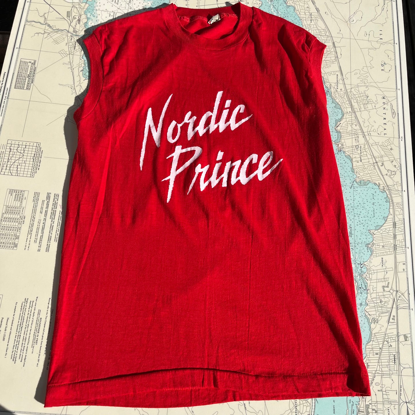 Vintage 80s Nordic Prince Sleeveless Shirt