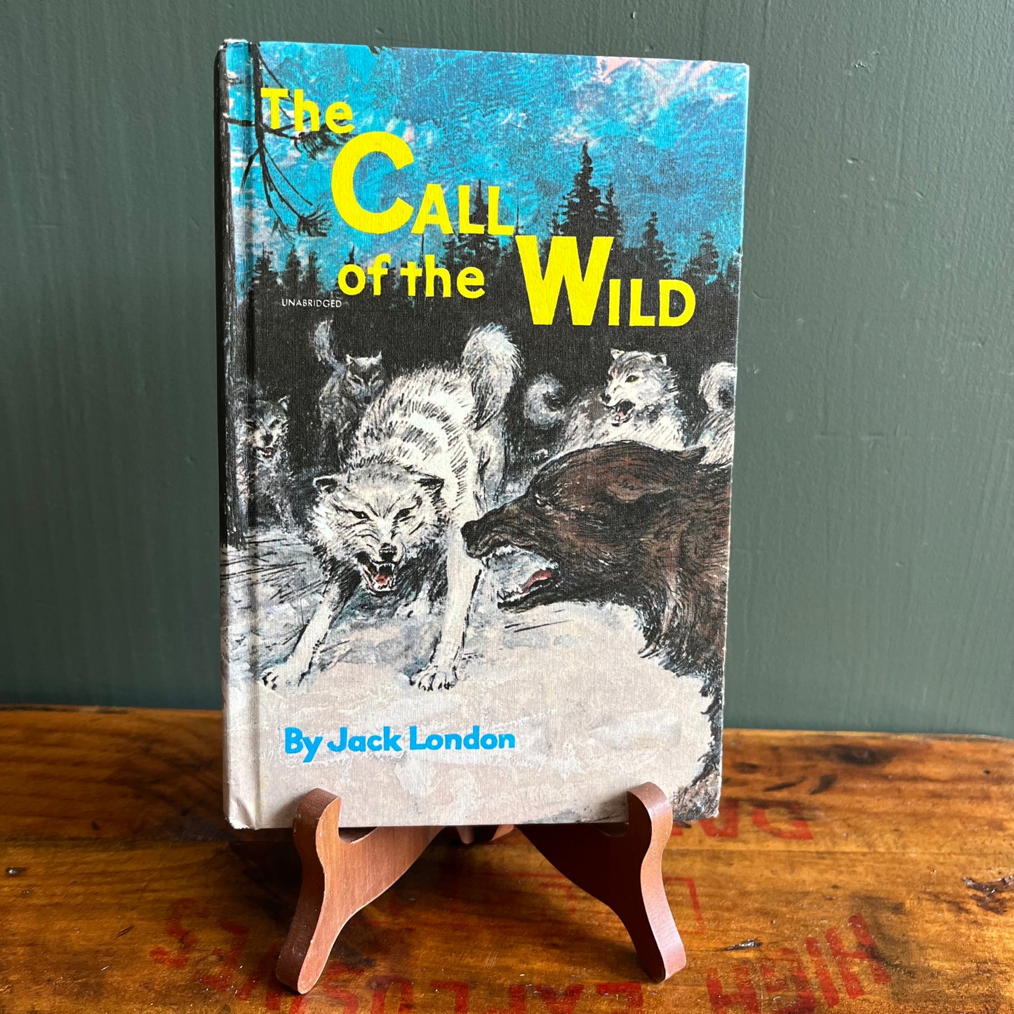Vintage 1970 The Call of the Wild by Jack London Hardcover Book