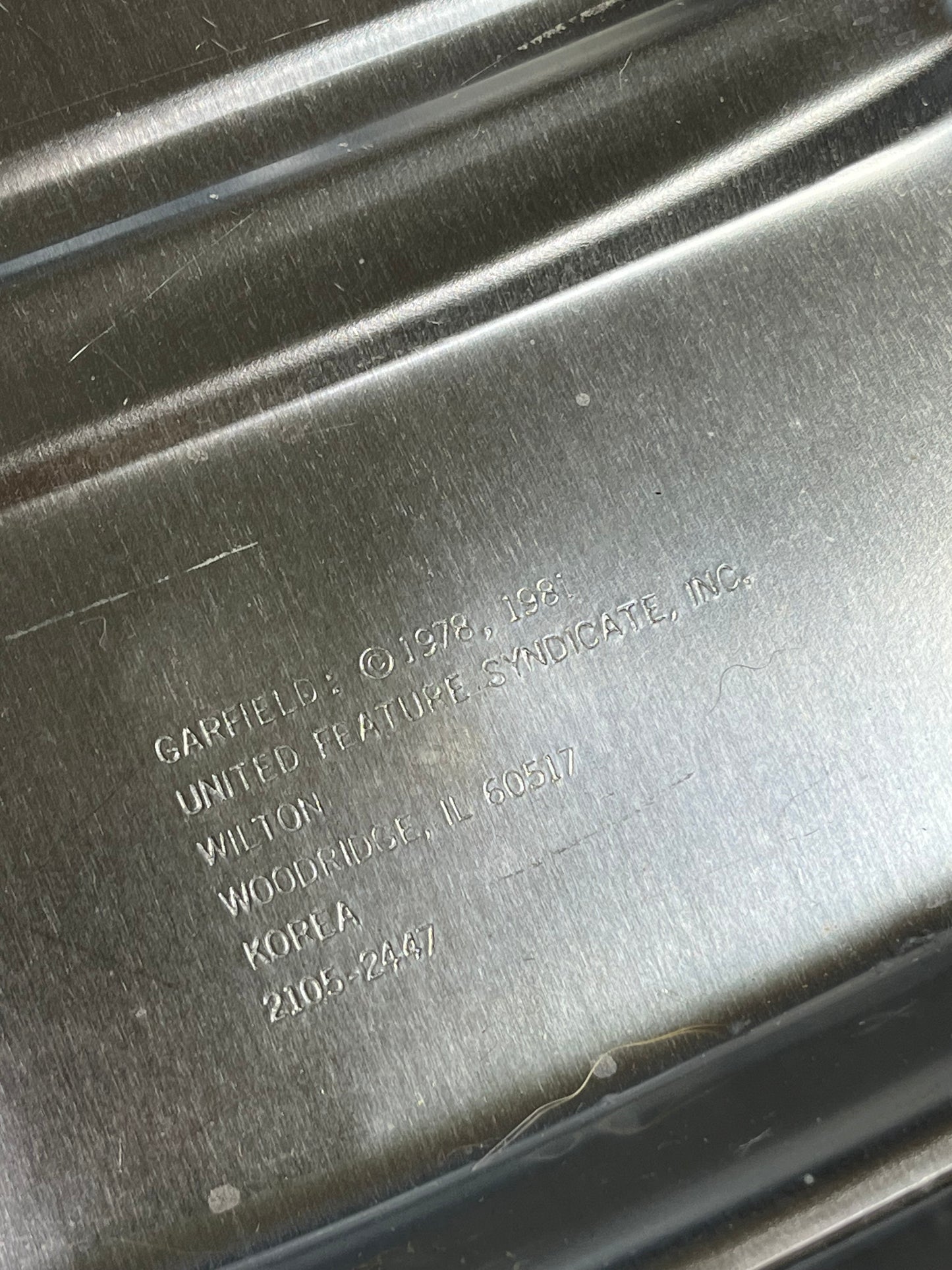 Vintage 1981 Garfield Wilton Cake Pan