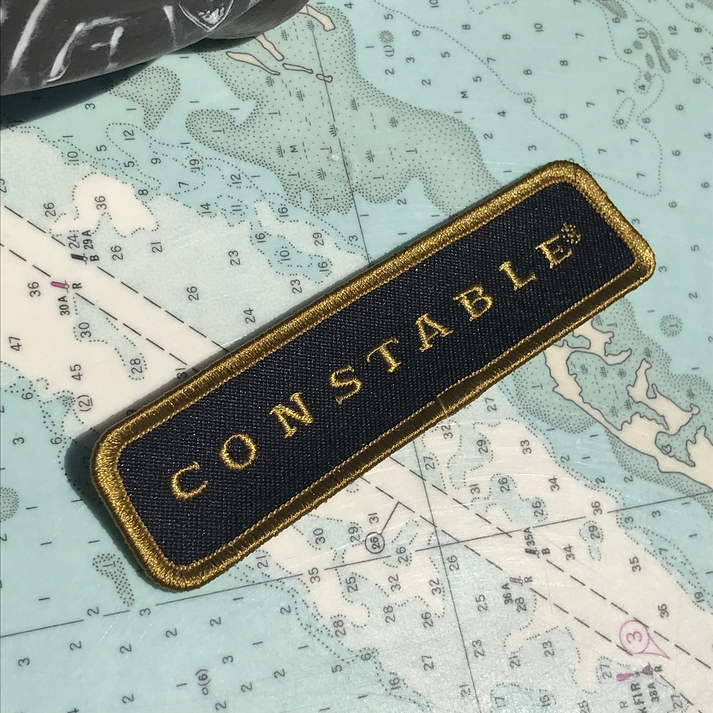 Vintage Constable Embroidered Fabric Badge