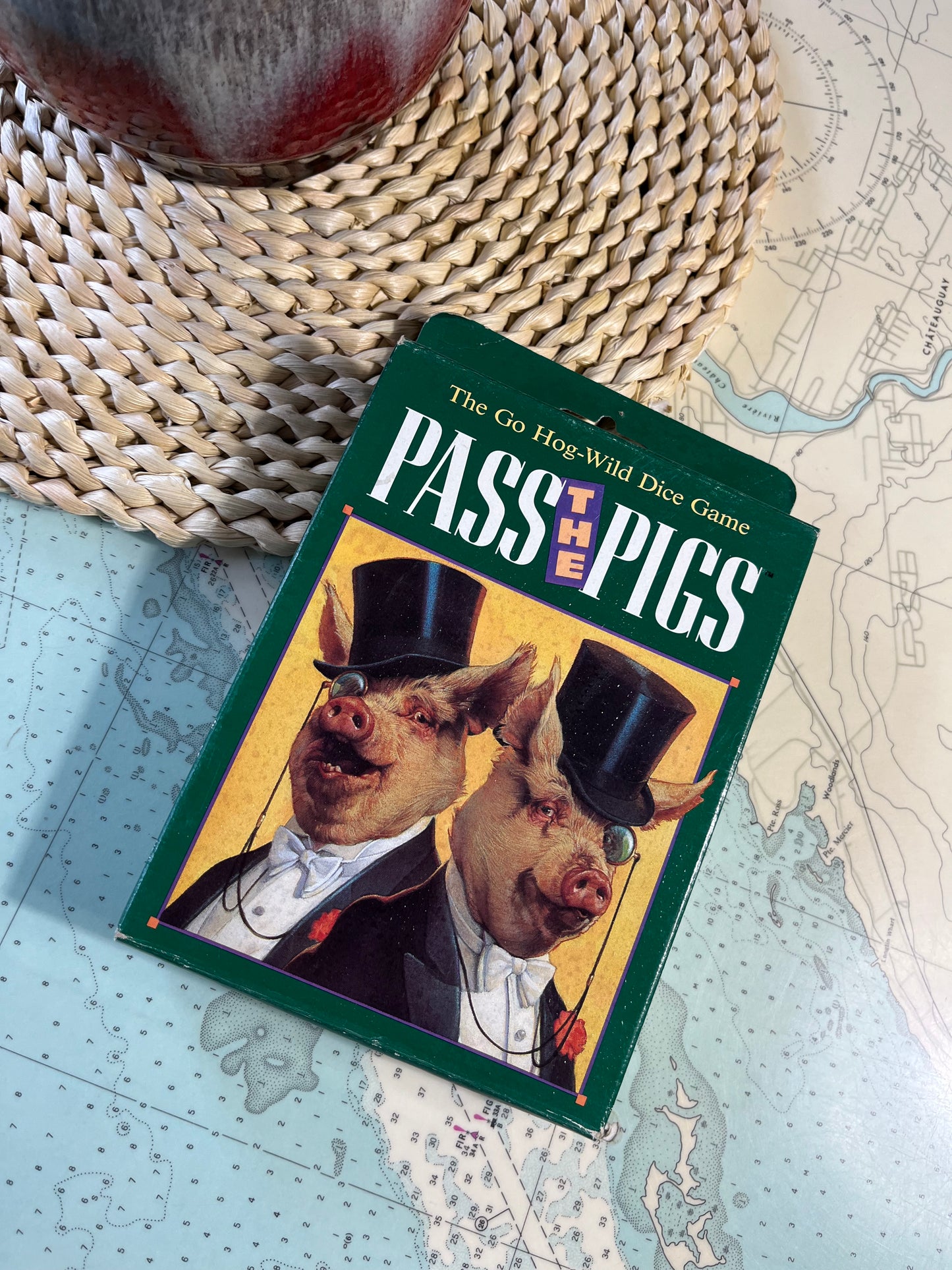Vintage 90s Pass the Pigs Game New in Box