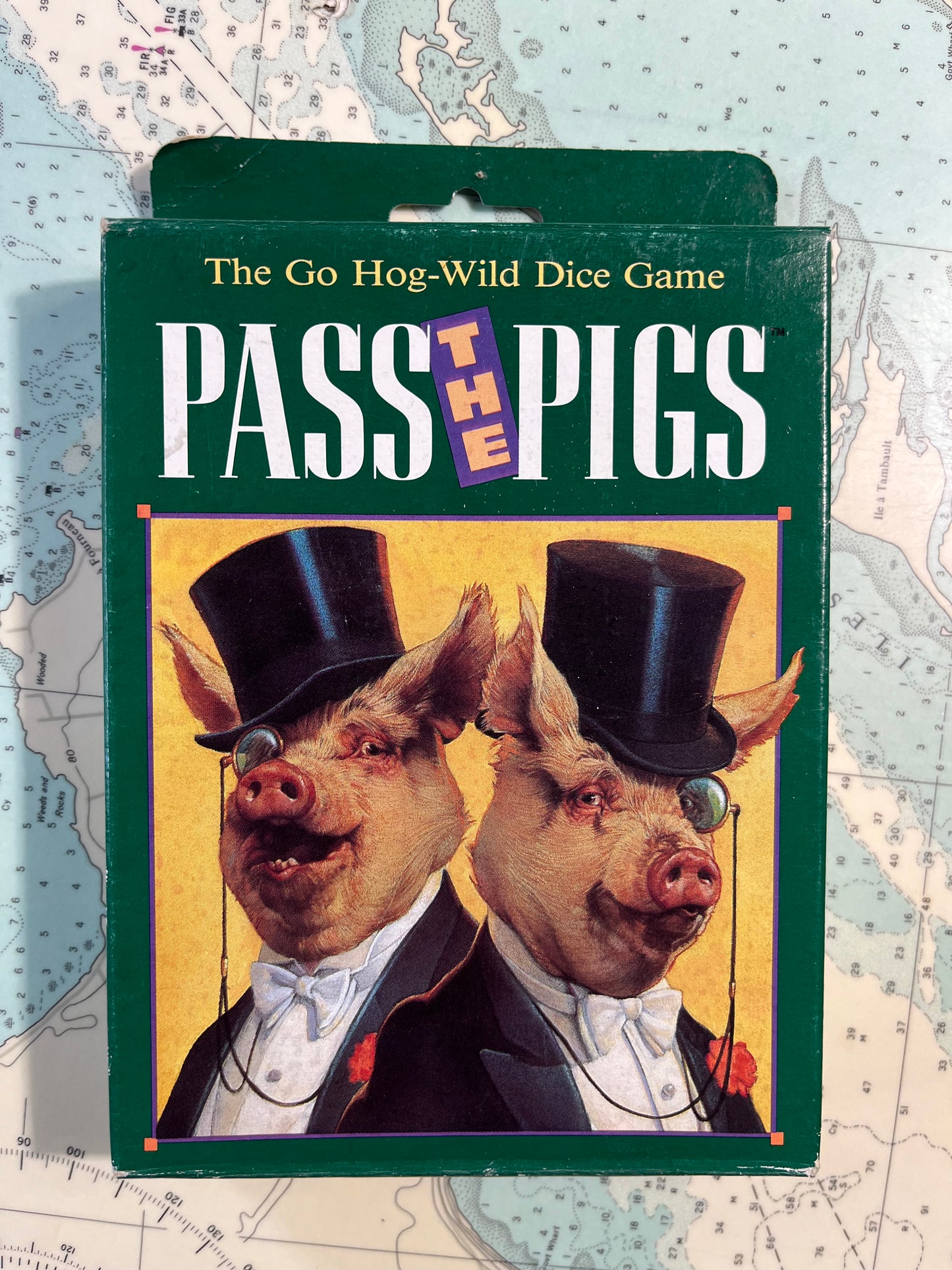 Vintage 90s Pass the Pigs Game New in Box