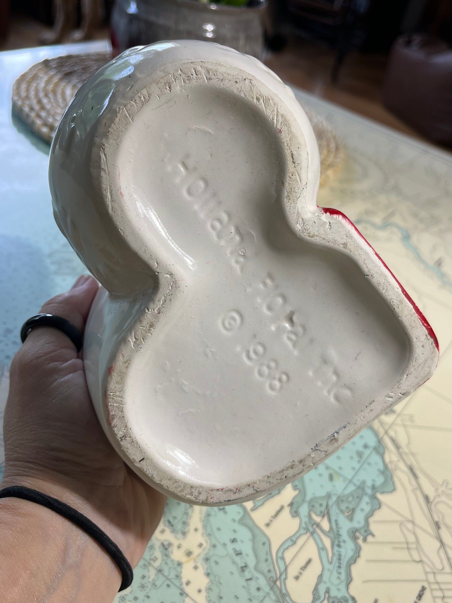Vintage 1988 Snowman Planter by Holland Floral