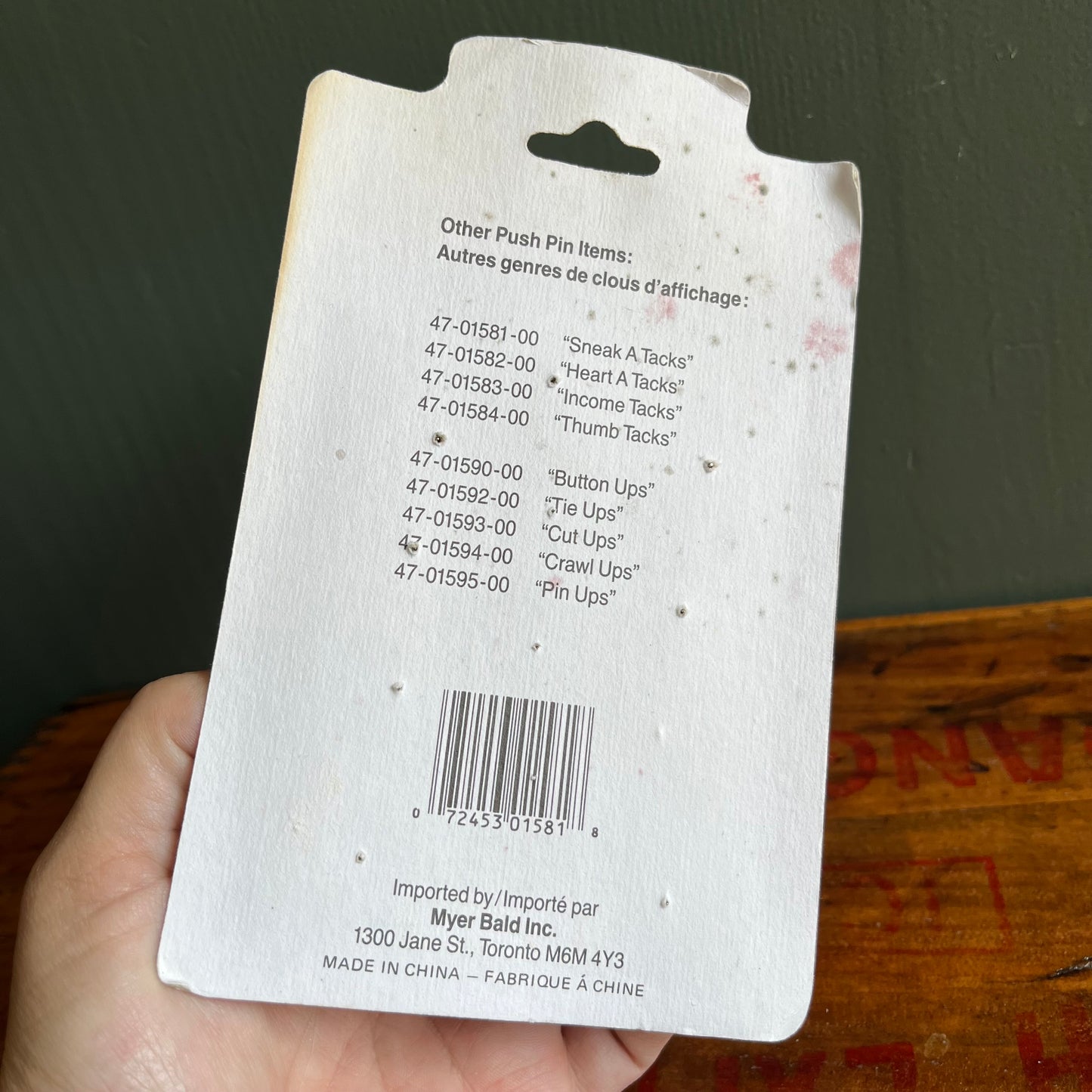 Vintage Sneak-a-Tacks Sneaker Shaped Pins / Pushpins / Thumbtacks