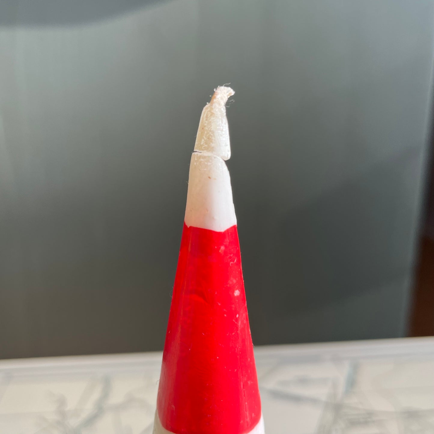 Vintage Handmade Christmas Cone Candles Santa, Tree & Nutcracker