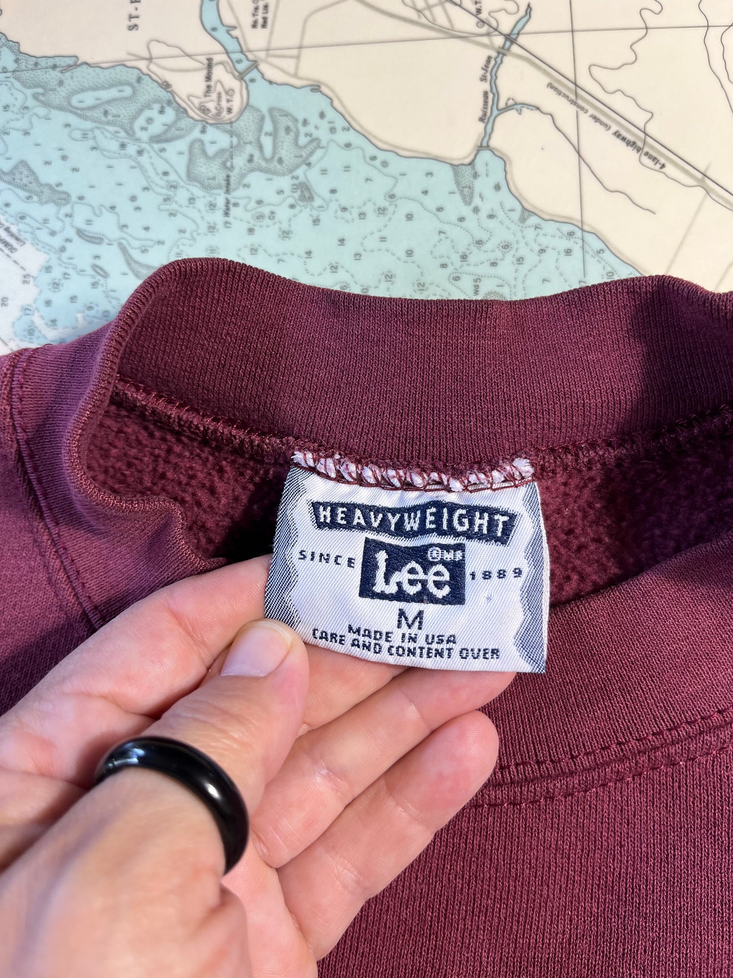 Vintage Lee Heavyweight Harvard Sweatshirt M