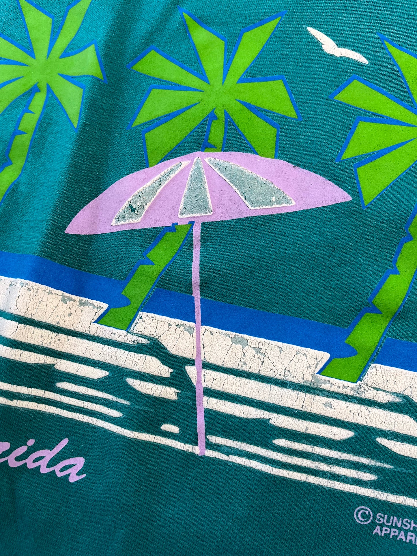 Vintage Single Stitch Florida Tourism Souvenir Tee Shirt