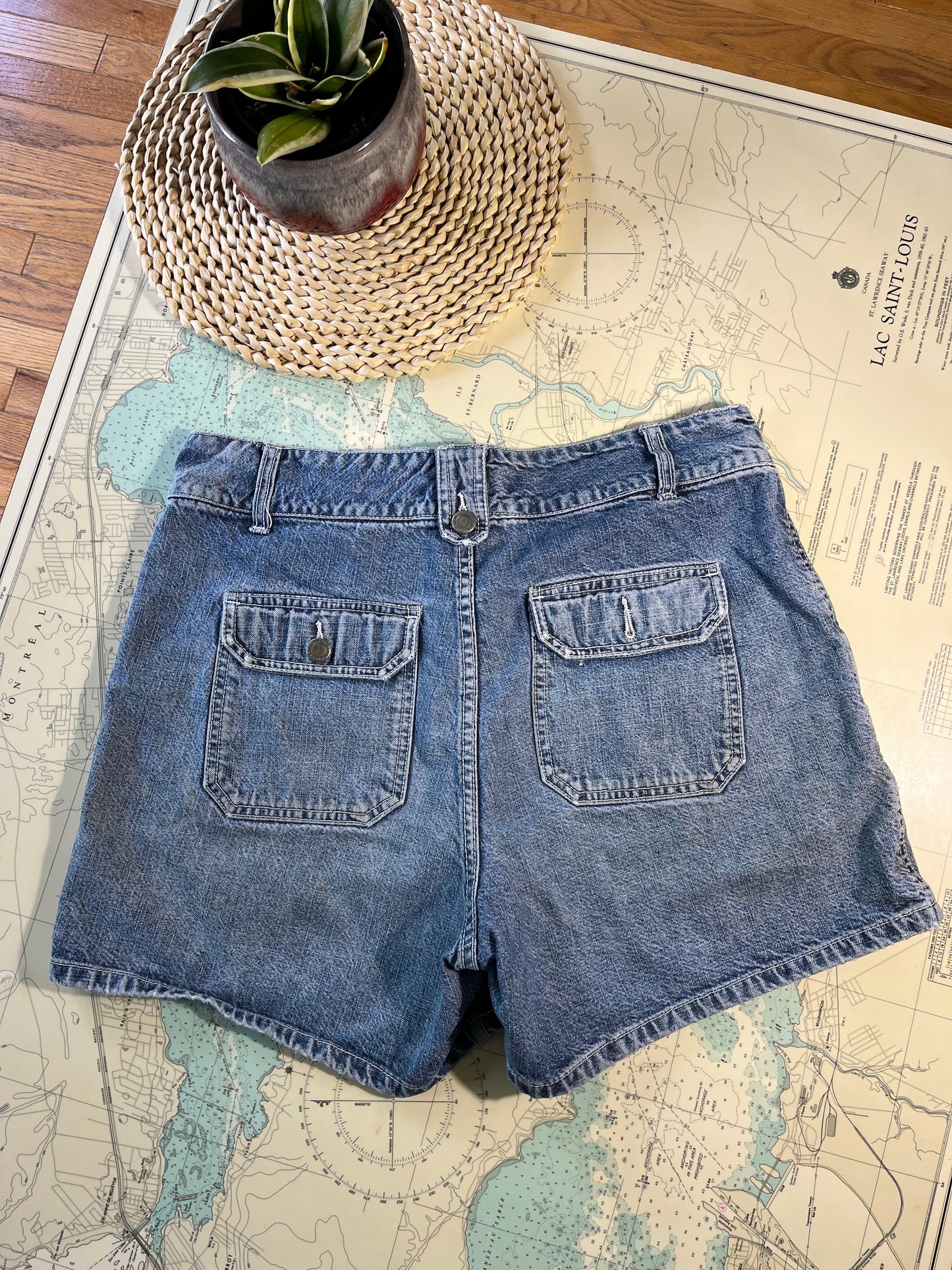 Vintage Urban Star Cargo Jean Shorts