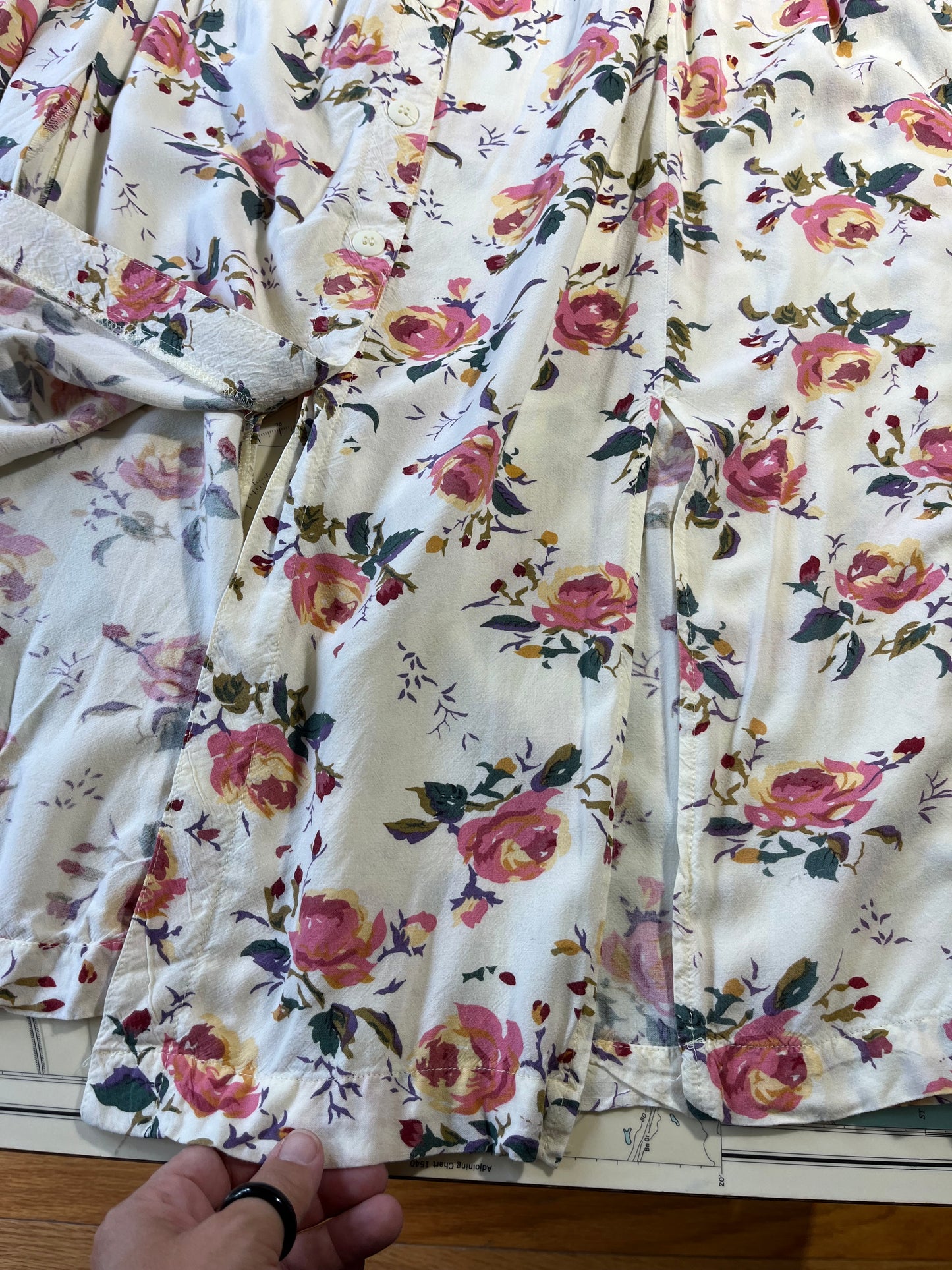 Vintage 90s Miss Honey Style Floral Dress