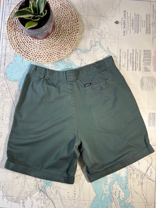 Vintage 90s ISPO Green Shorts