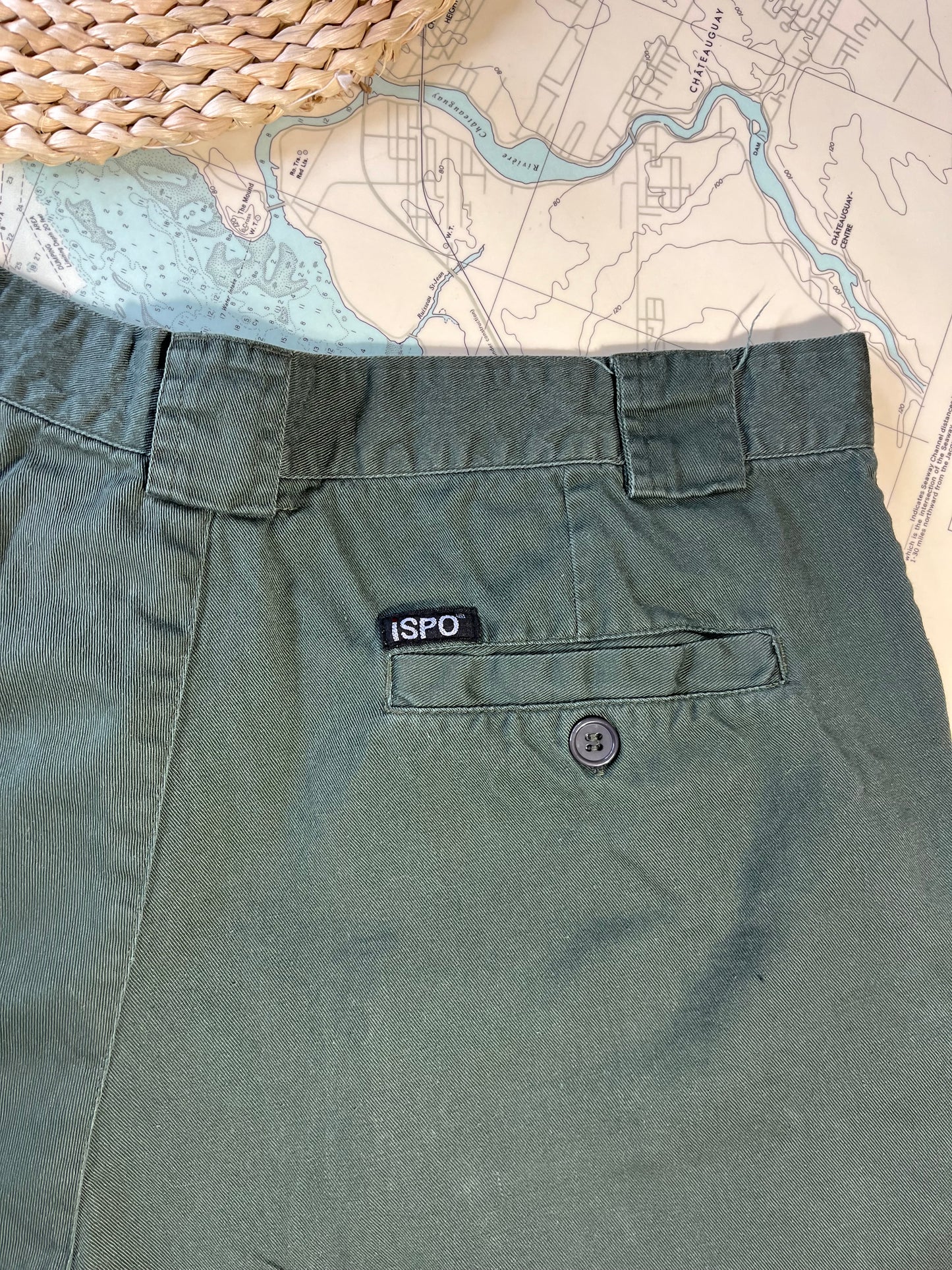Vintage 90s ISPO Green Shorts