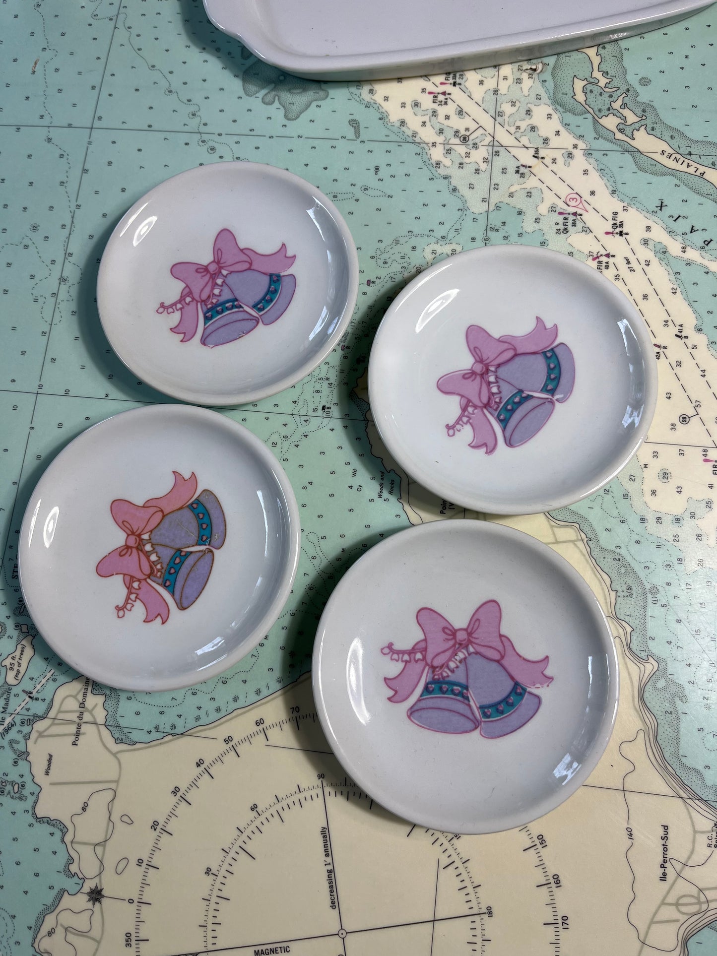 Vintage Ceramic Toy Tea Party Set