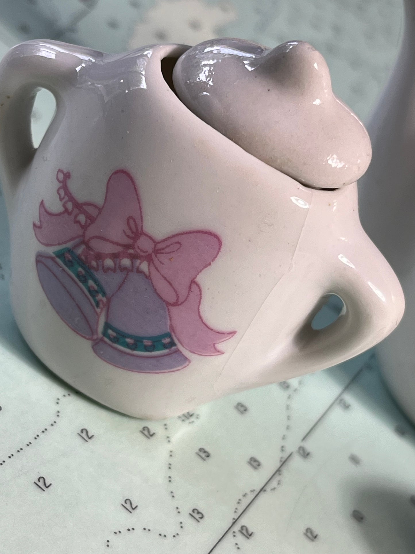 Vintage Ceramic Toy Tea Party Set