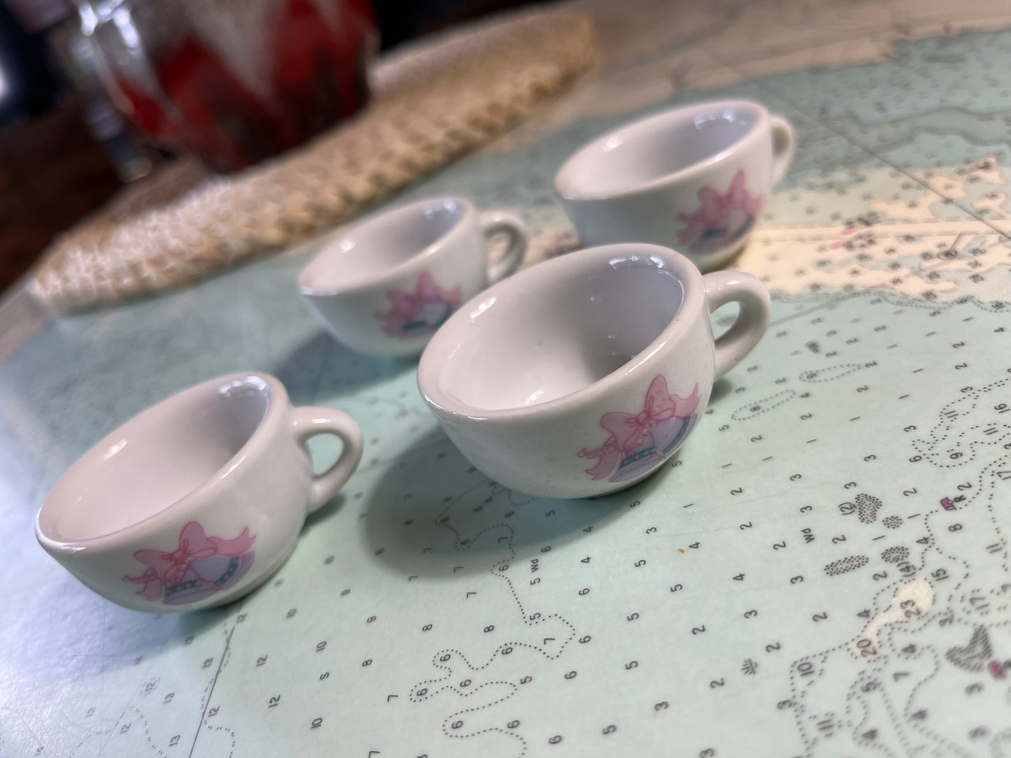 Vintage Ceramic Toy Tea Party Set