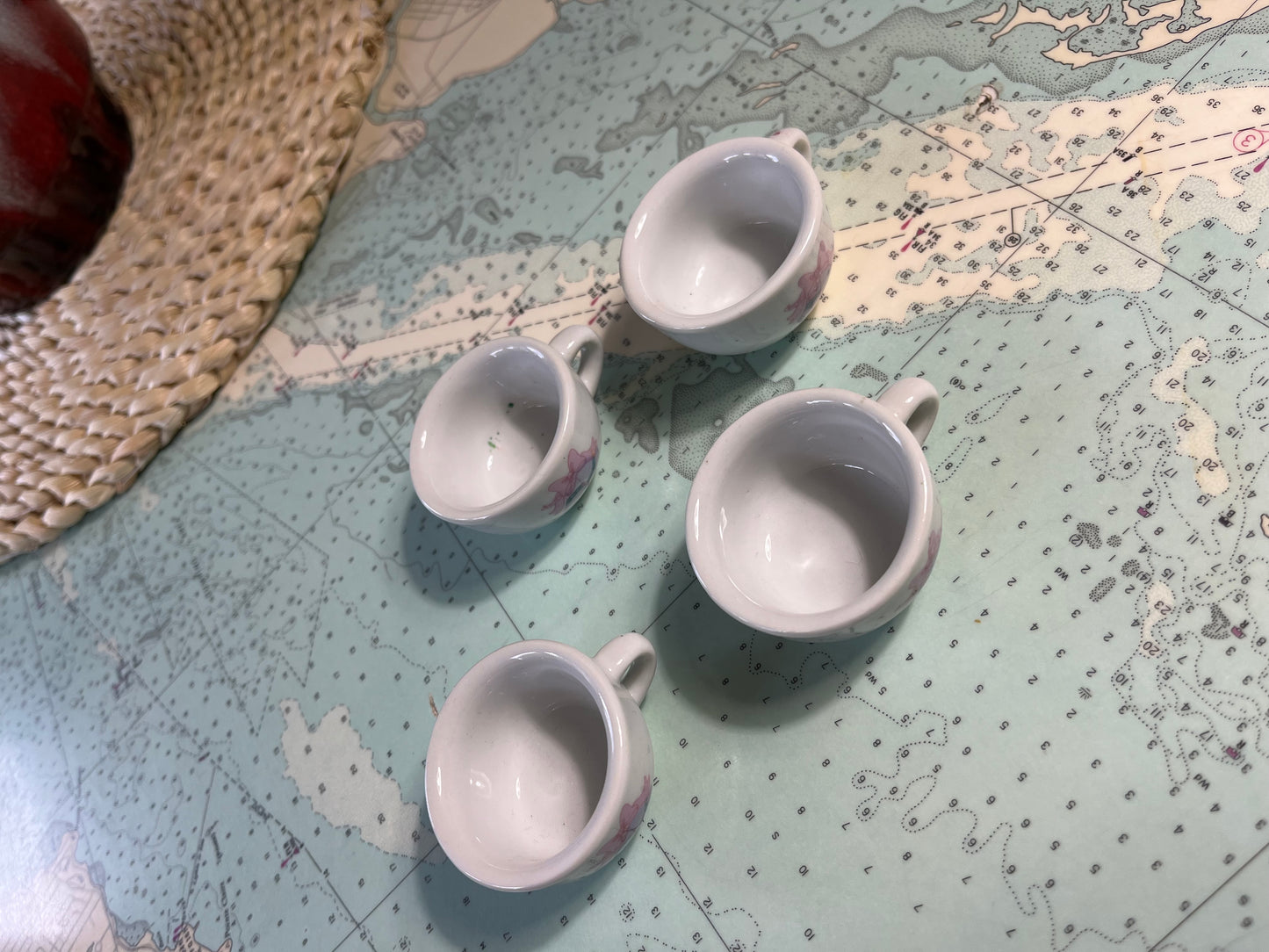 Vintage Ceramic Toy Tea Party Set