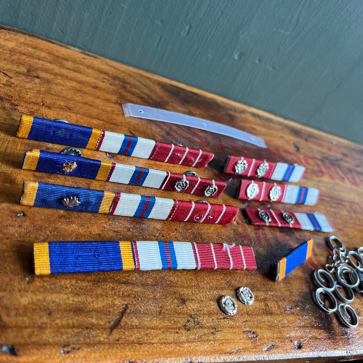 Vintage lot of Military Medal / Ribbon Bars