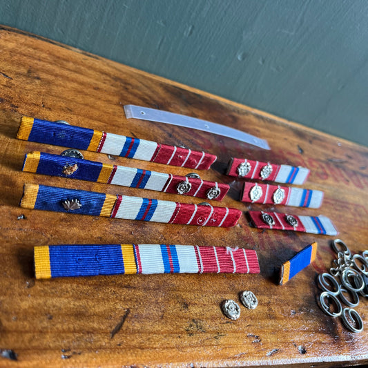 Vintage lot of Military Medal / Ribbon Bars