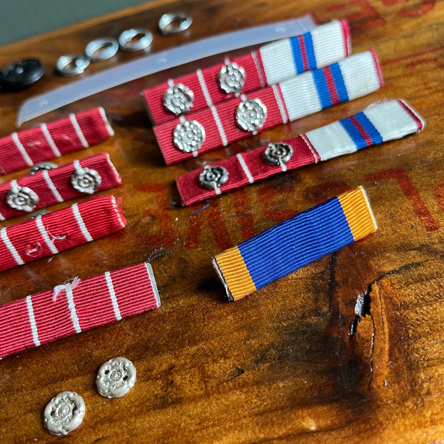 Vintage lot of Military Medal / Ribbon Bars