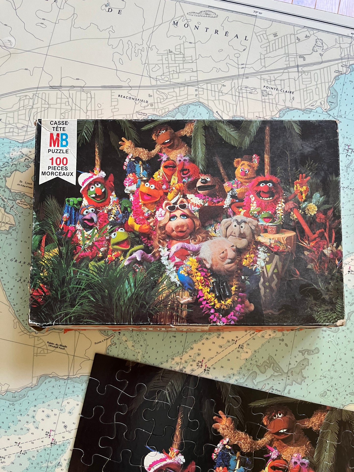 Vintage 1980 Jim Henson's Muppet Jigsaw Puzzle 100 Pieces