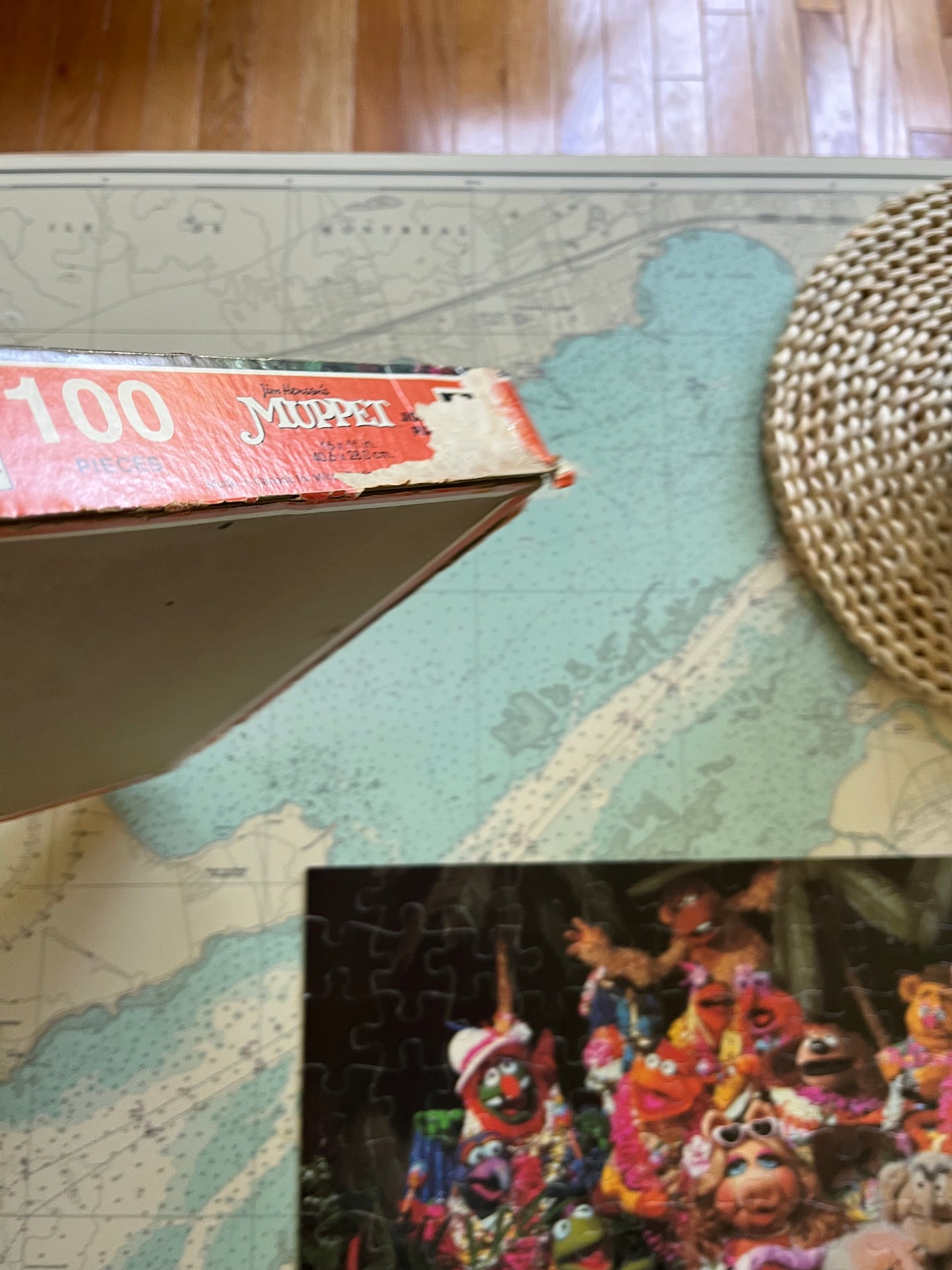Vintage 1980 Jim Henson's Muppet Jigsaw Puzzle 100 Pieces