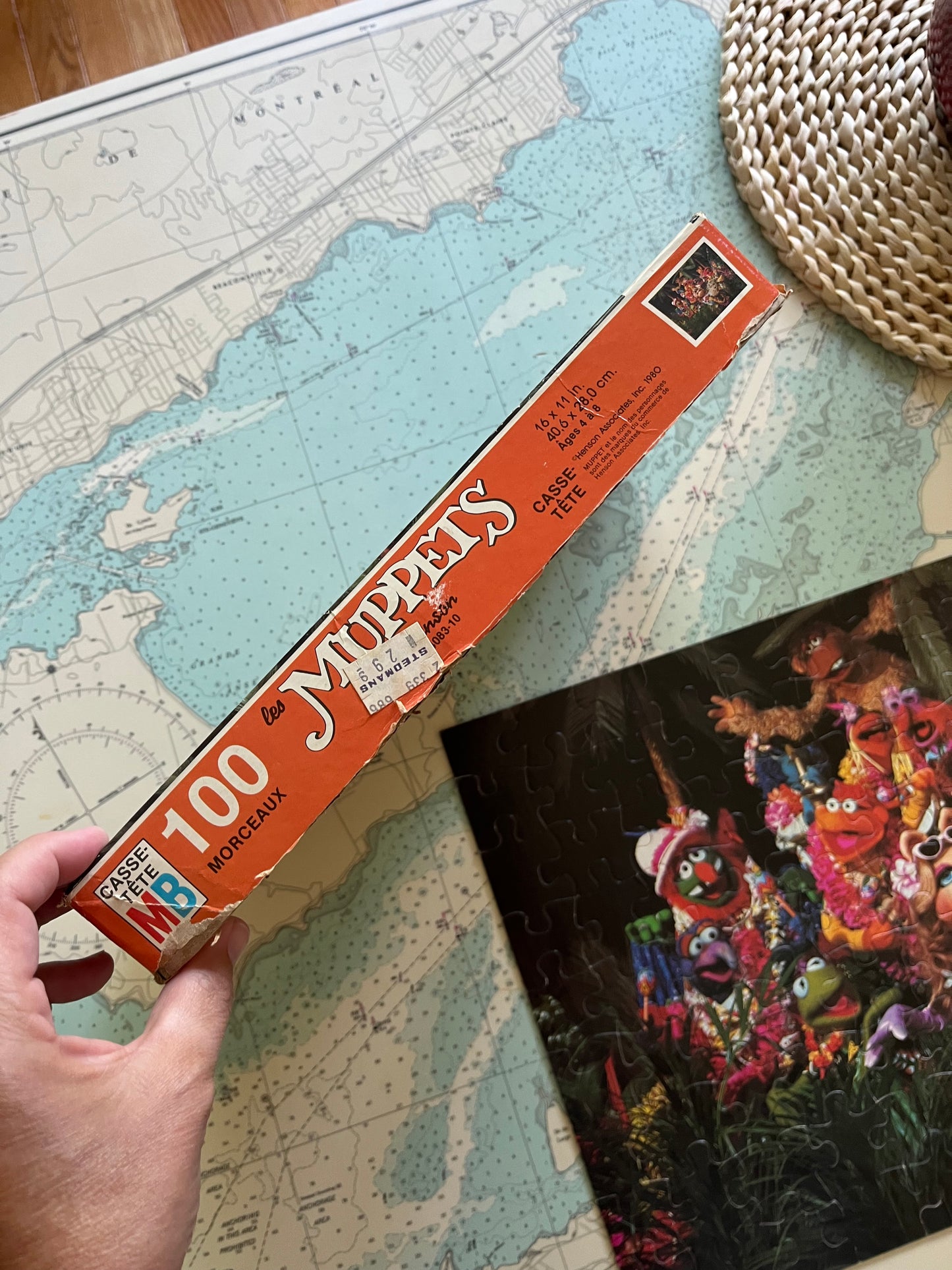 Vintage 1980 Jim Henson's Muppet Jigsaw Puzzle 100 Pieces