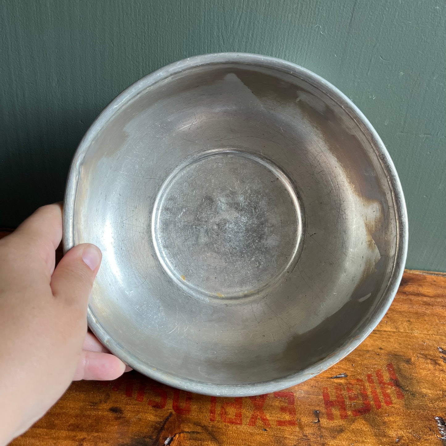 Vintage Nautical Selandia Norway Pewter Ship Bowl