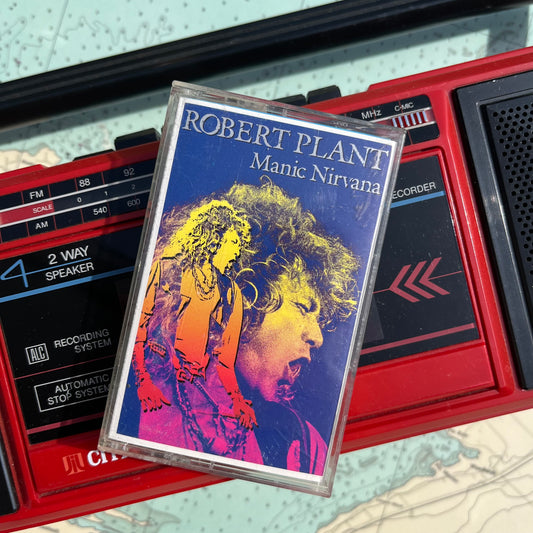 Vintage 1990 Robert Plant Manic Nirvana Cassette Tape