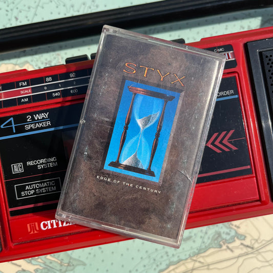 Vintage 1990 Styx Edge of the Century Cassette Tape