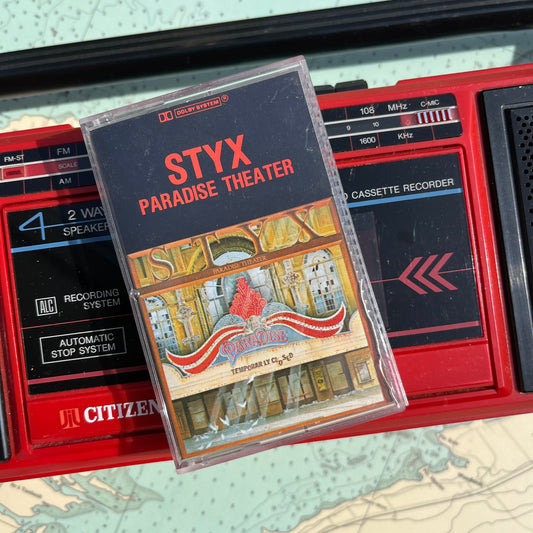 Vintage 1980 Styx Paradise Theater Cassette Tape