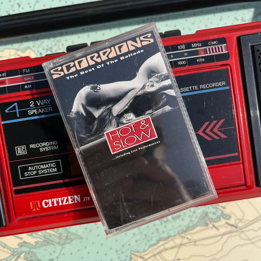 Vintage 1991 Scorpions Hot & Slow Cassette Tape