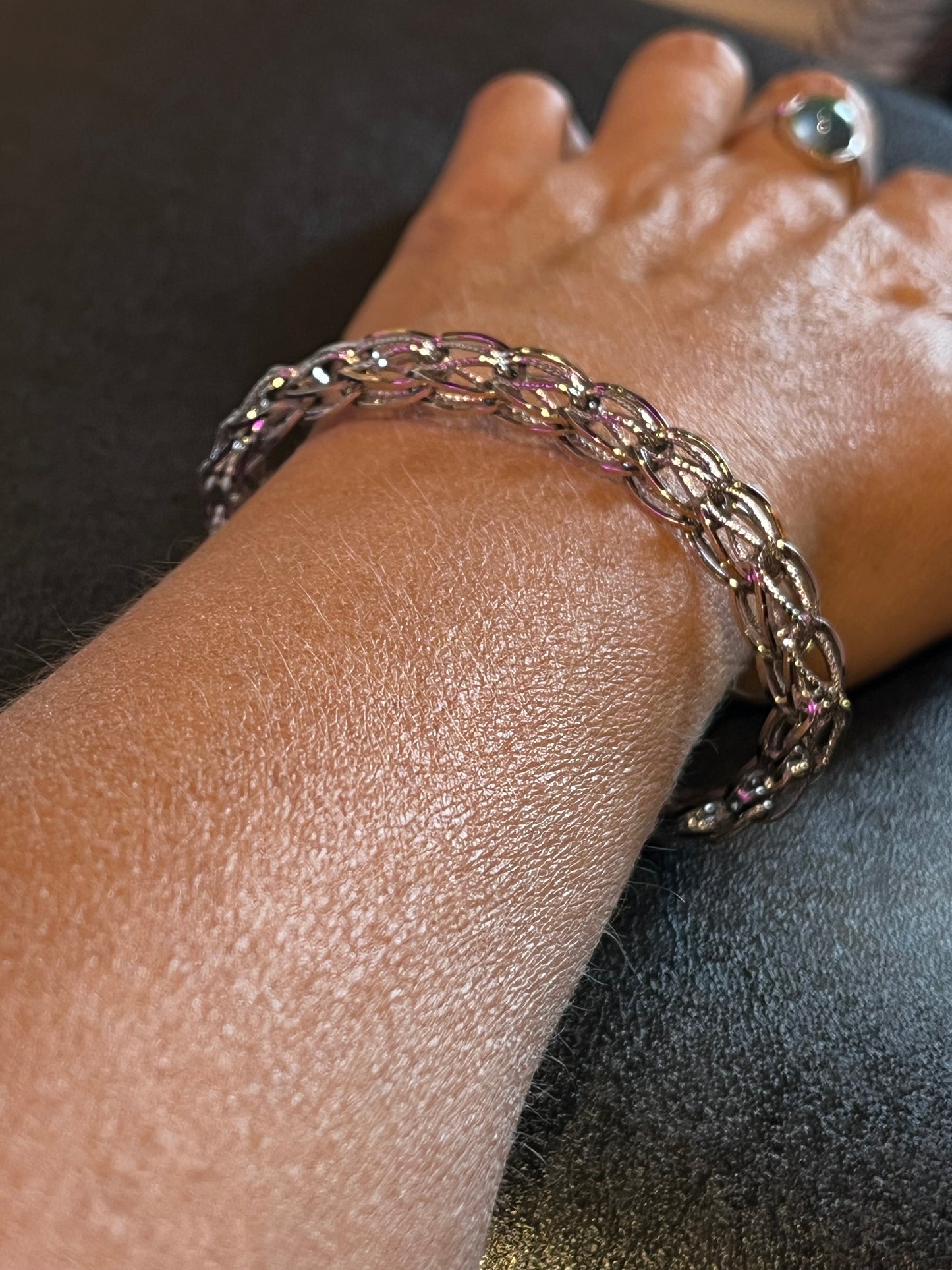 Vintage Sterling Silver Rembrandt Charm Bracelet