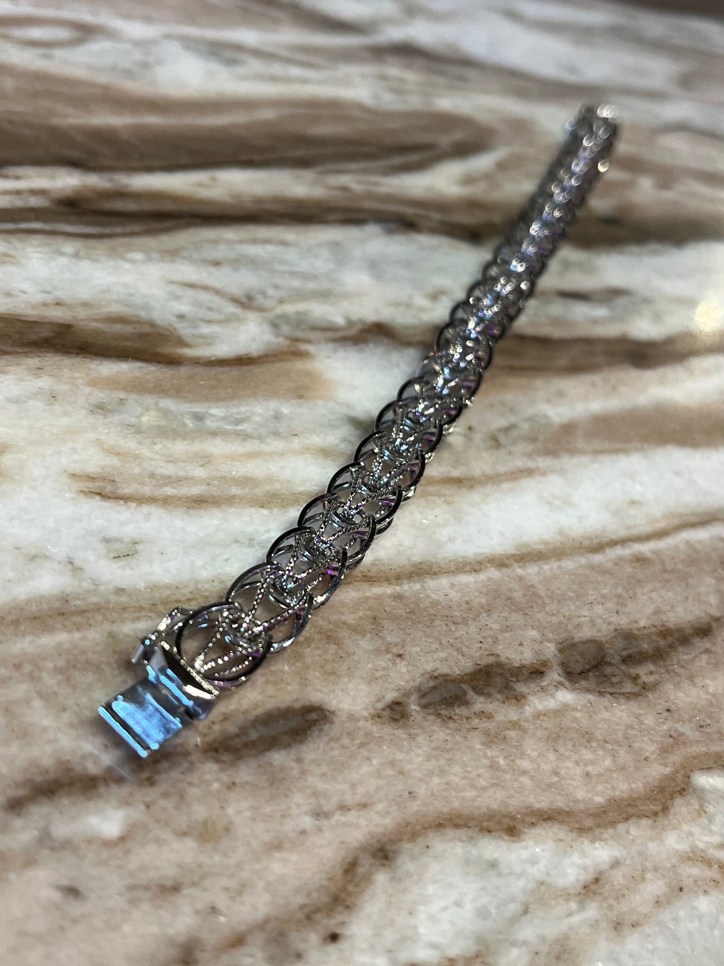 Vintage Sterling Silver Rembrandt Charm Bracelet