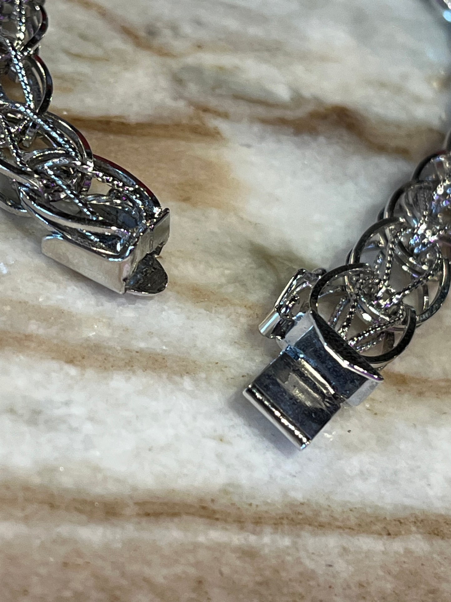 Vintage Sterling Silver Rembrandt Charm Bracelet