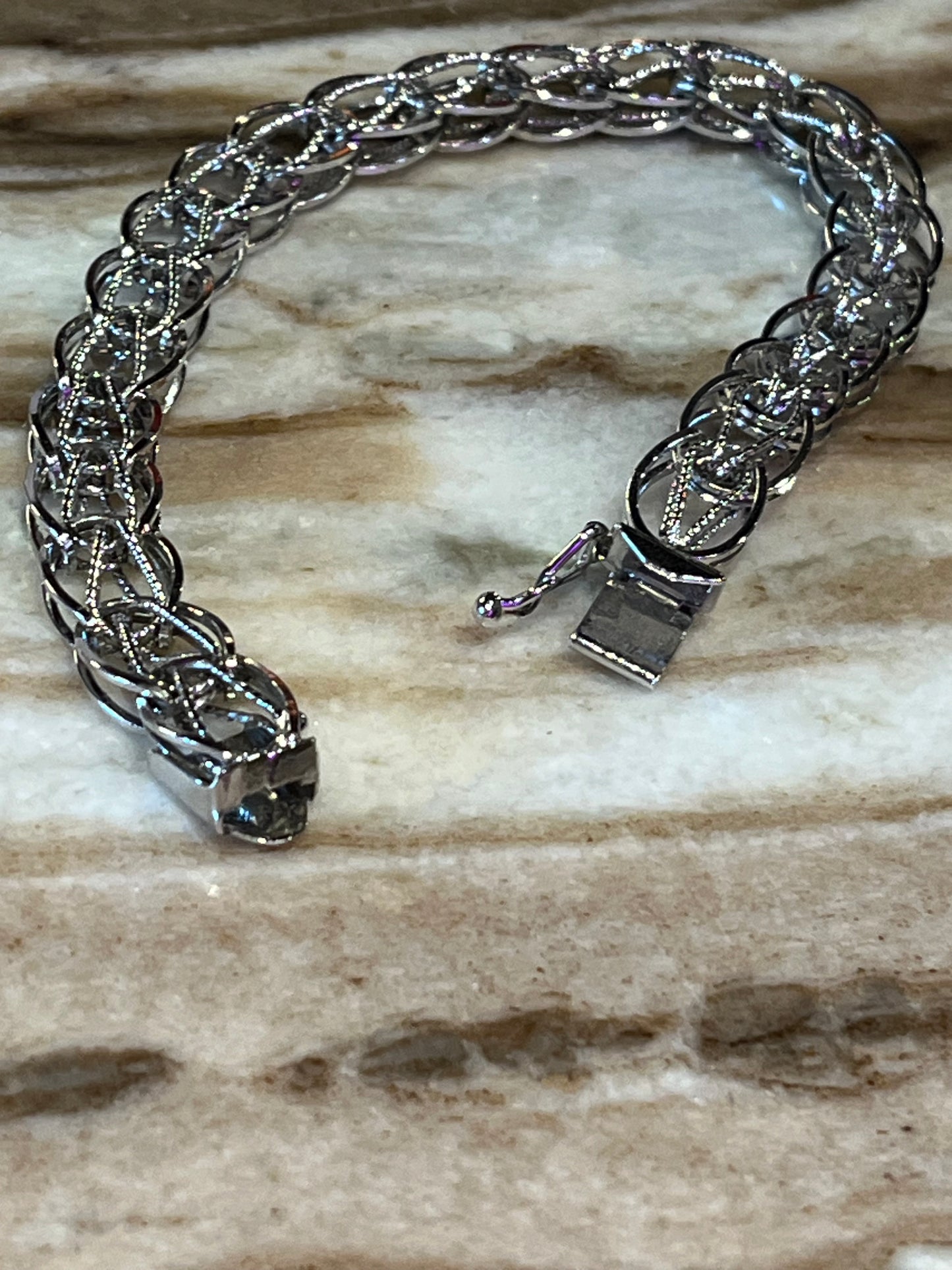 Vintage Sterling Silver Rembrandt Charm Bracelet