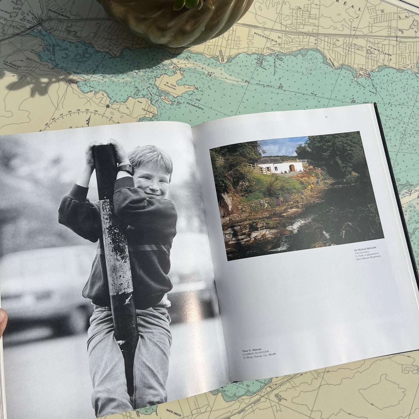 Vintage 1988 One Day In Ireland Hardcover Photography Book