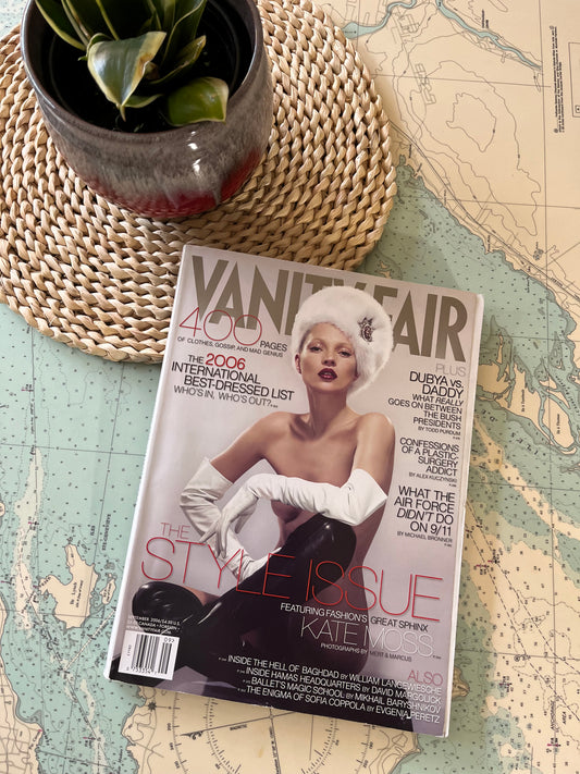September 2006 Vanity Fair Magazine Kate Moss Cover