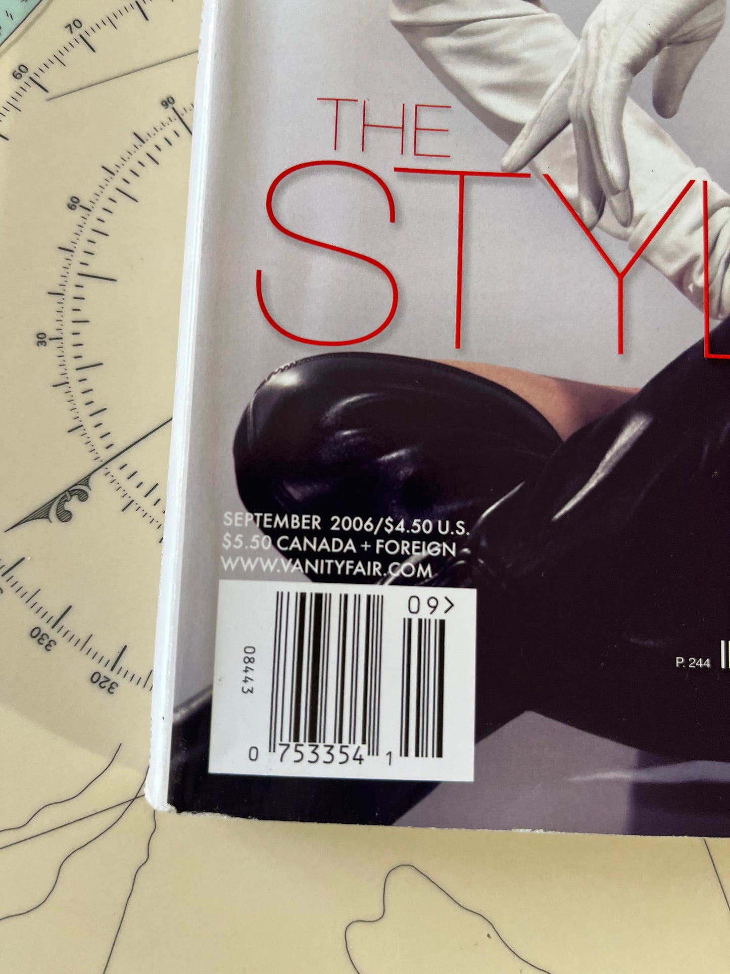 September 2006 Vanity Fair Magazine Kate Moss Cover