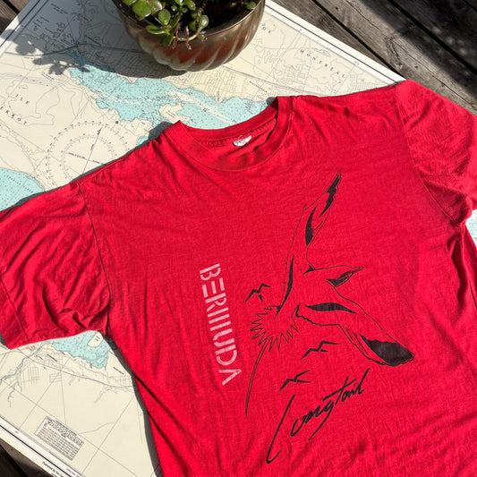 Vintage 80s Bermuda Tourism Souvenir Tee Shirt