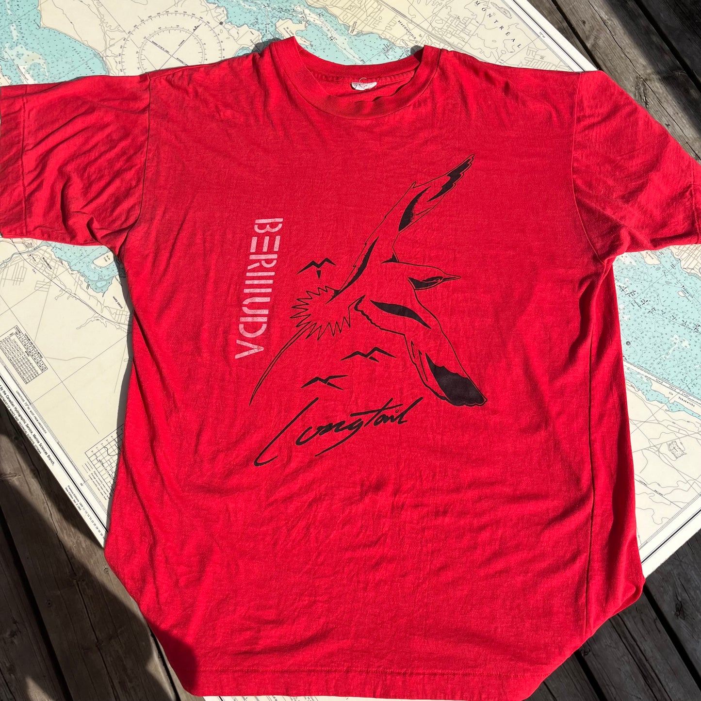 Vintage 80s Bermuda Tourism Souvenir Tee Shirt